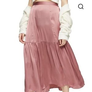Topshop blush skirt